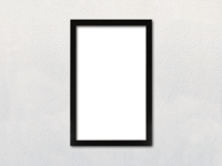 Dual-sided viewing frame handmade from solid wood. Inside the frame are two pieces of Plexiglass with the gift in between.